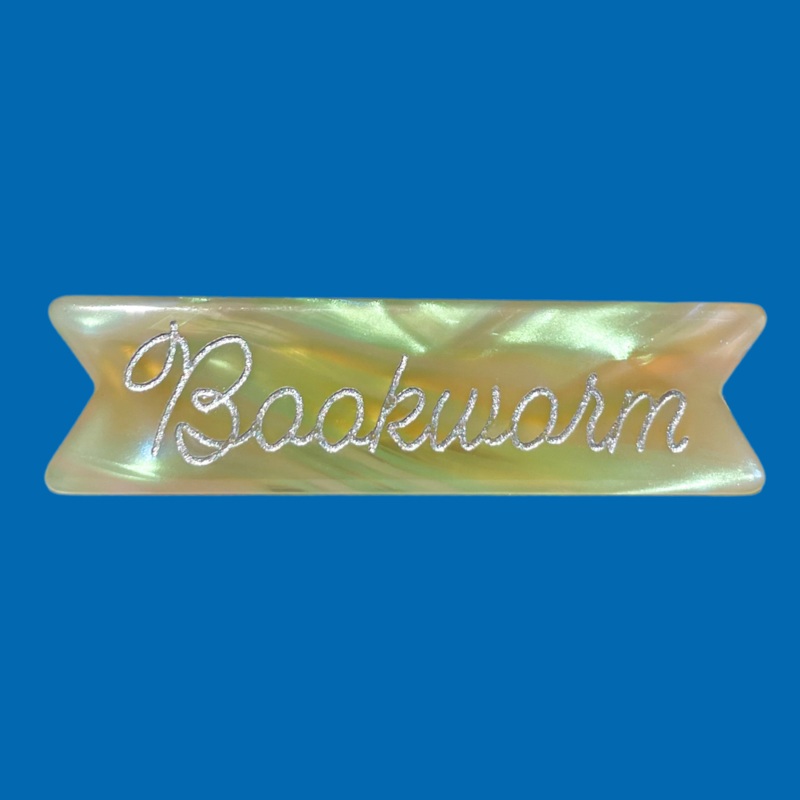 Bookworm Hair Clip by Eugenia Kids
