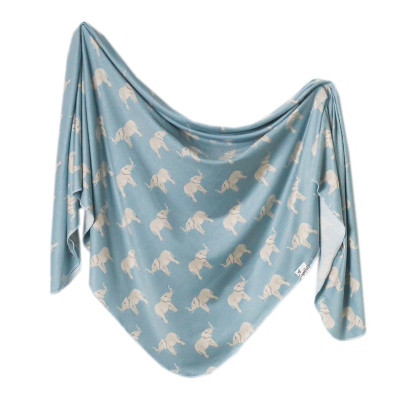 Knit Swaddle Blanket – Peanut by Copper Pearl
