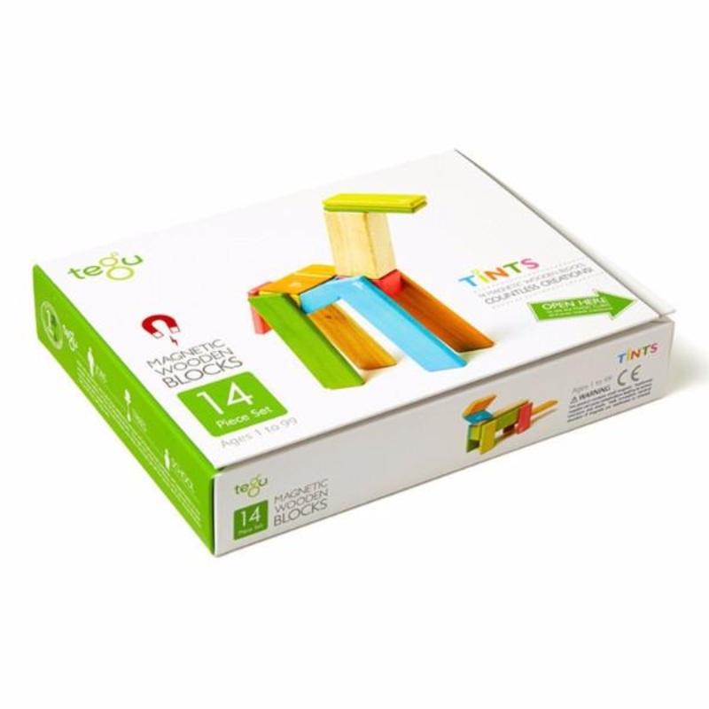 Magnetic Block Set 14 Pc Set – Tints by Tegu