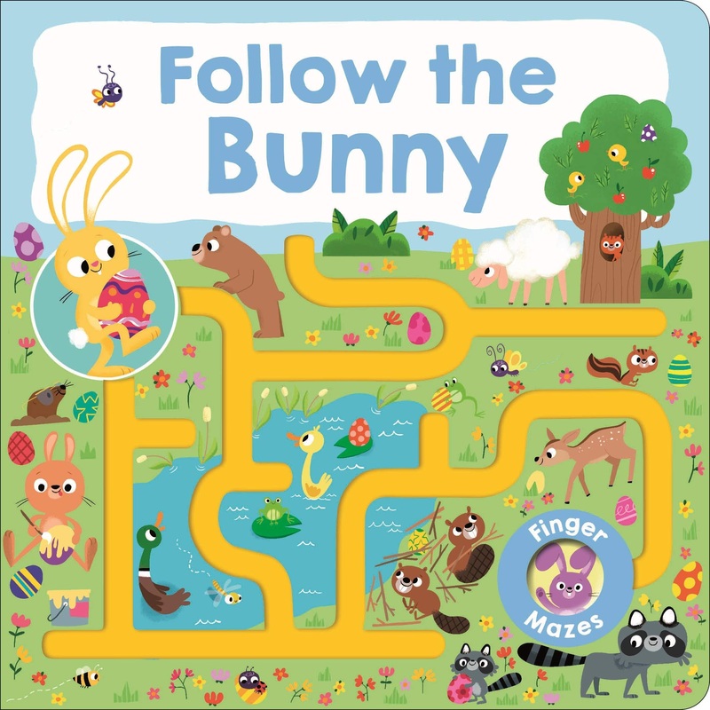 Maze Book: Follow the Bunny – Board Book