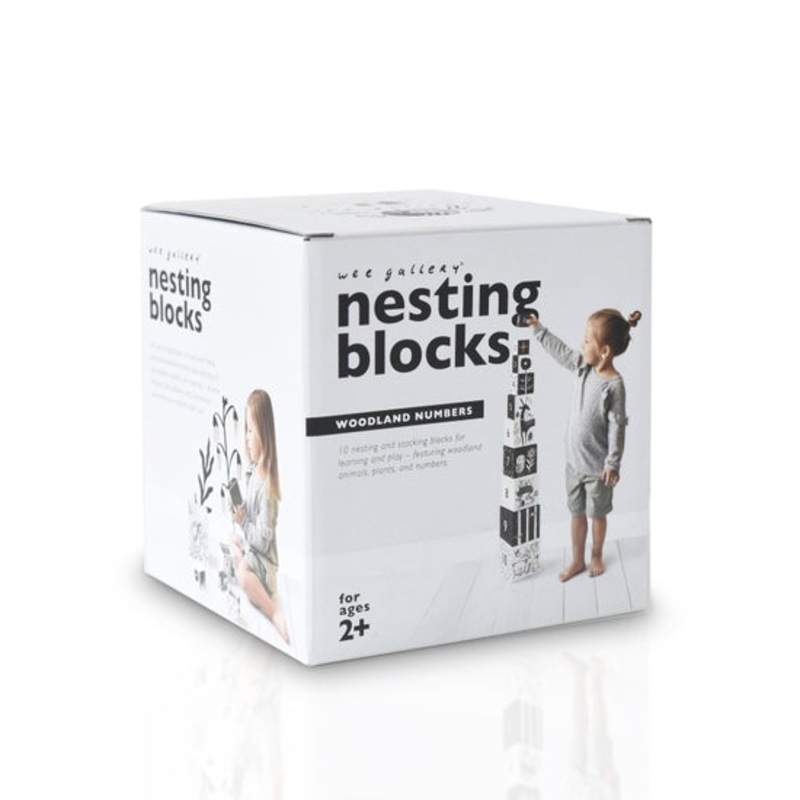 Nesting Blocks – Woodland Numbers by Wee Gallery
