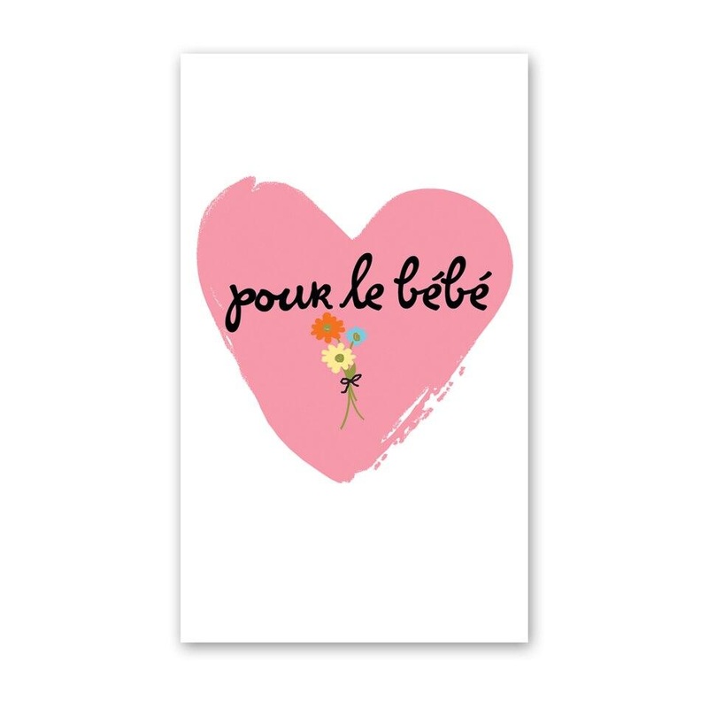 Pour le Bebe Enclosure Card by Rock Scissor Paper