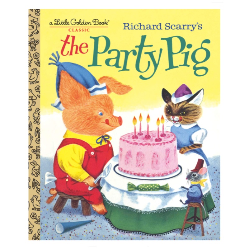 Richard Scarry’s The Party Pig – Little Golden Book