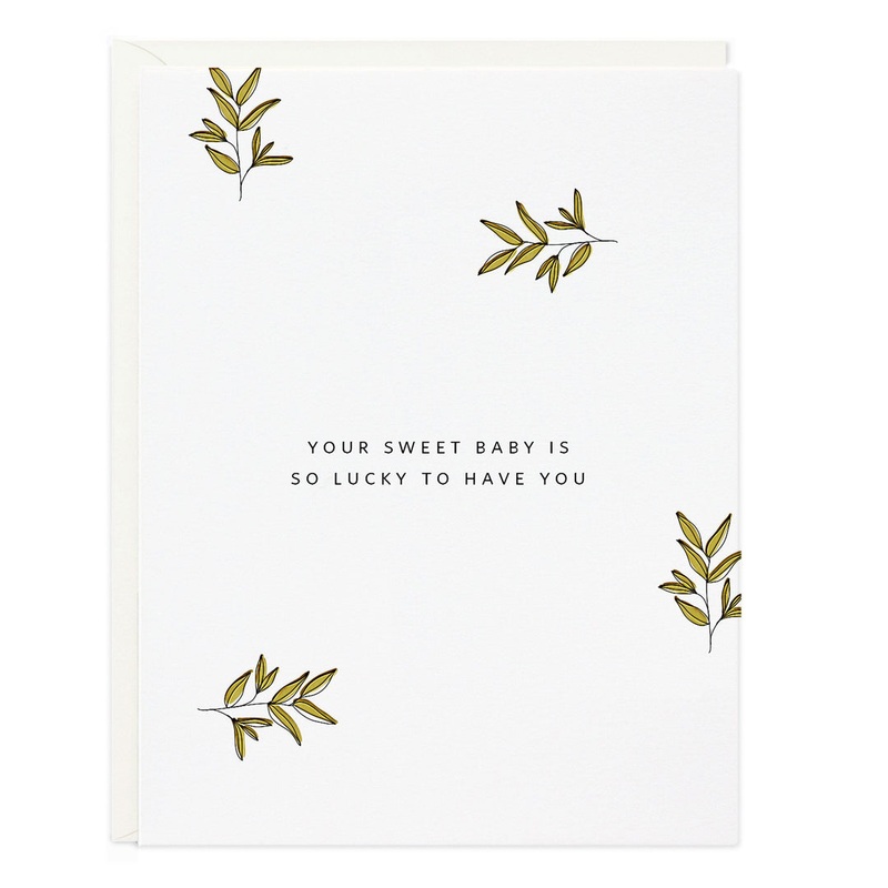 Sweet Lucky Baby Card by Ramona & Ruth