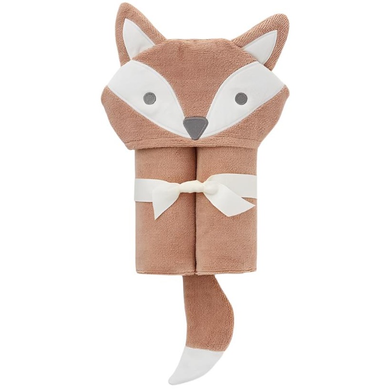 Baby Bath Wrap (0-24M) – Rust Fox by Elegant Baby