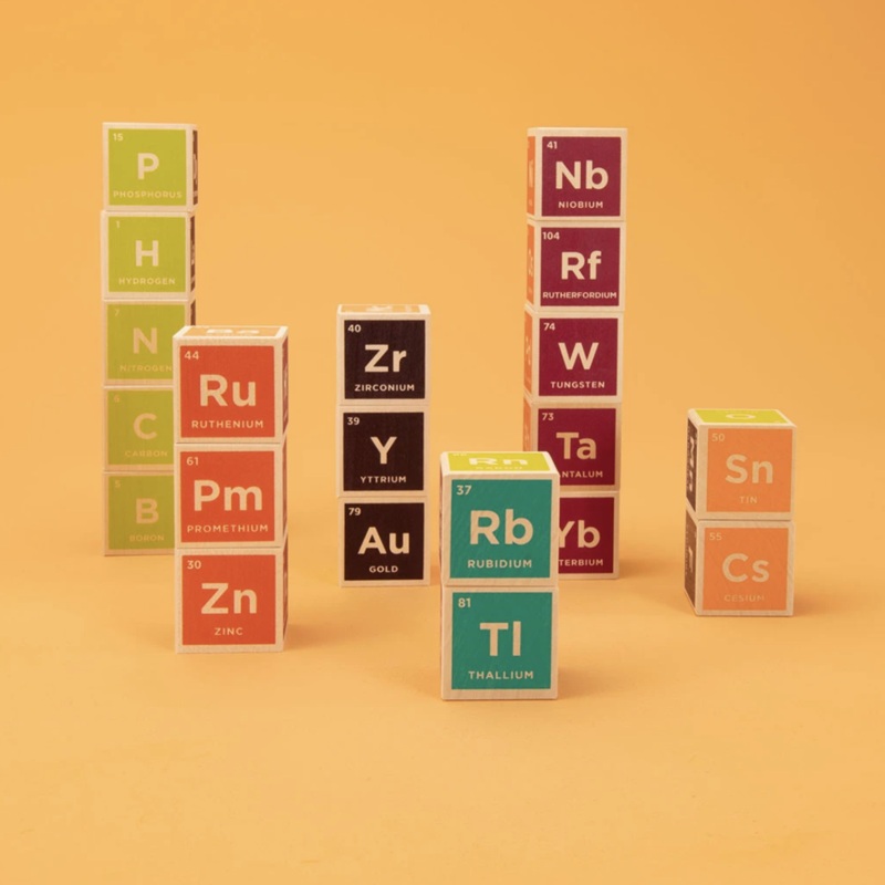 Elemental – Periodic Table Wooden Blocks by Uncle Goose