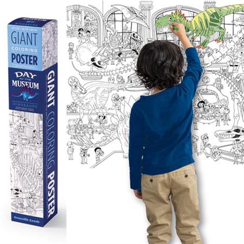 Giant Coloring Poster – Dinosaurs by Crocodile Creek