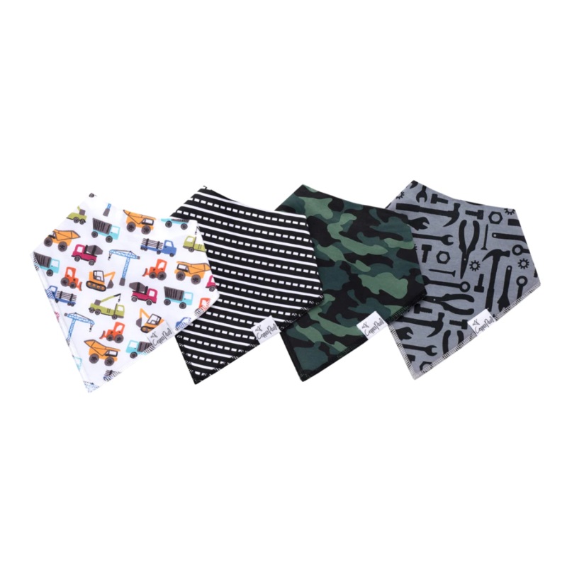 Single Bandana Bib – Diesel by Copper Pearl