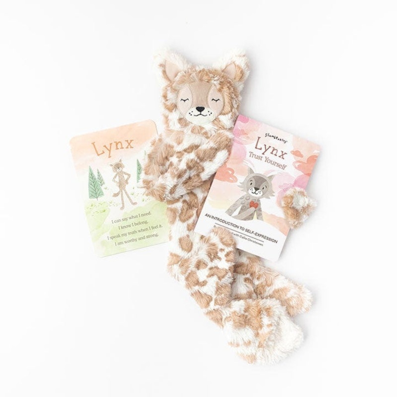 Spotted Beige Lynx Snuggler – Self Expression by Slumberkins