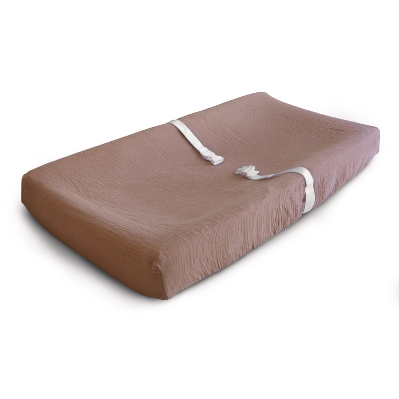 Extra Soft Changing Pad Cover – Natural by Mushie & Co