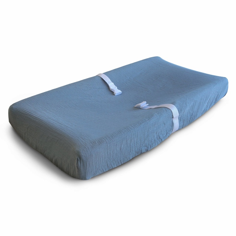 Extra Soft Changing Pad Cover – Tradewinds by Mushie & Co