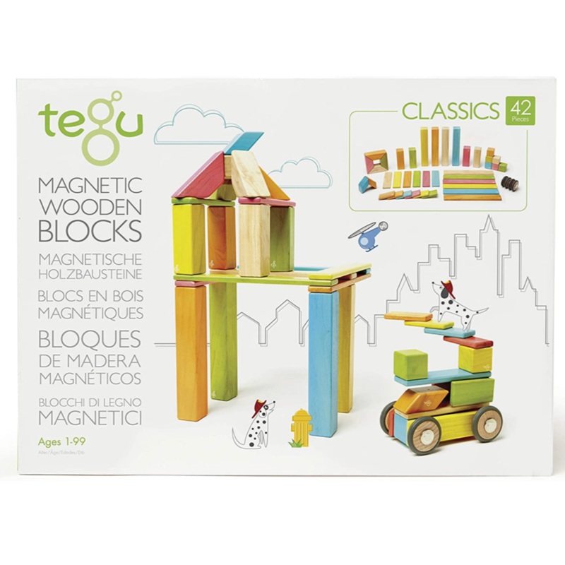 Magnetic Block Set 42 Pc Set – Tints by Tegu