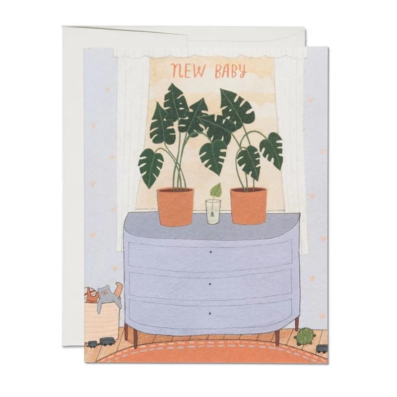 Nursery Plants Card by Red Cap Cards