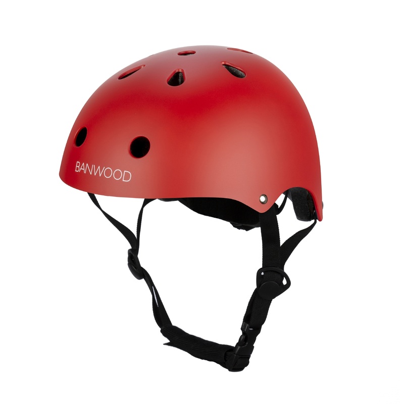 Classic Helmet – Matte Red by Banwood (50-54cm / 3-7y)