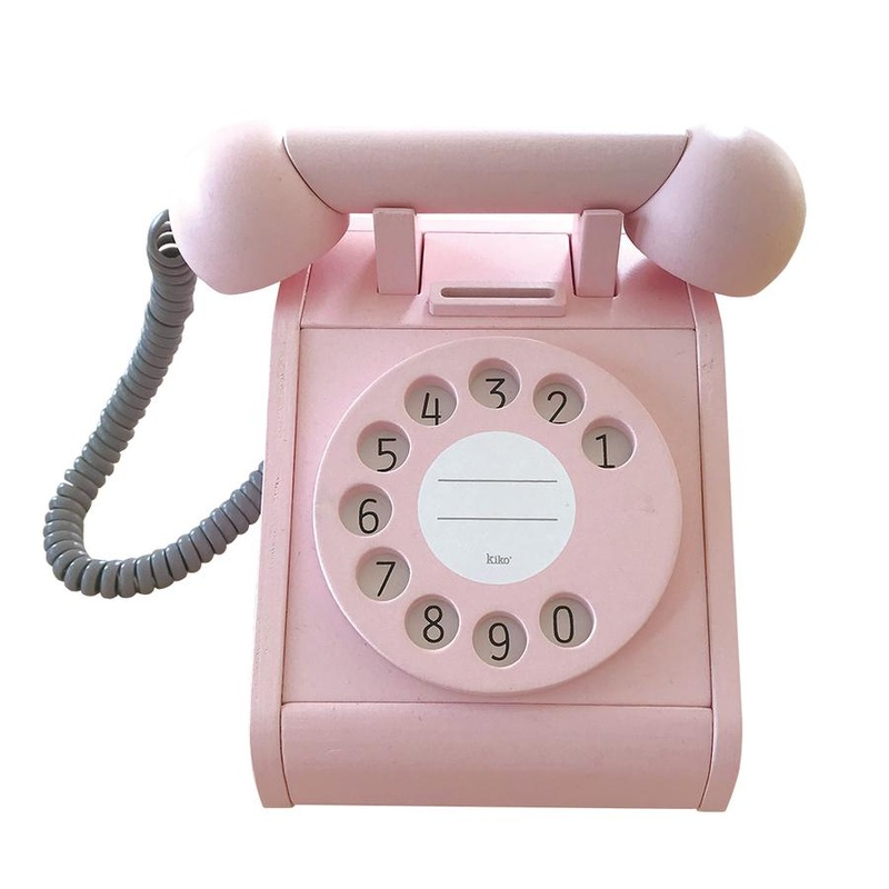 Retro Play Telephone – Pink by kiko & gigi