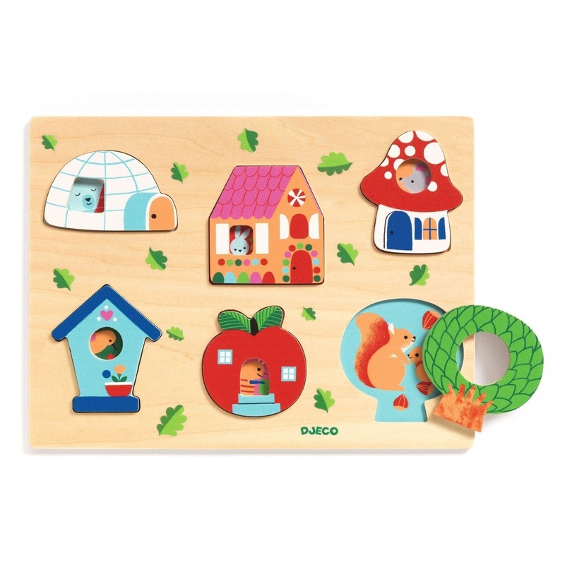 Wooden Puzzle – Coucou House by Djeco