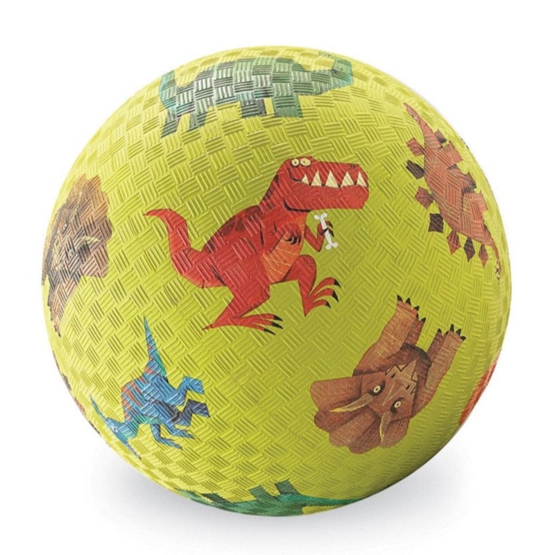 5″ Playground Ball – Green Dinosaurs by Crocodile Creek