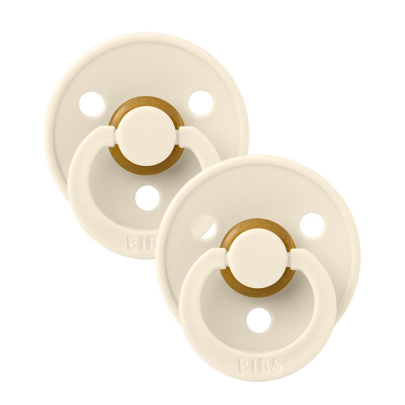 Bibs Original Pacifier 2 Pack – Ivory