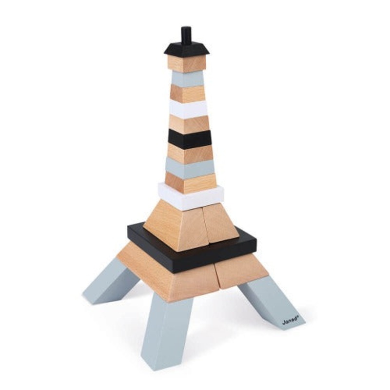 Eiffel Tower Wooden Building Set by Janod