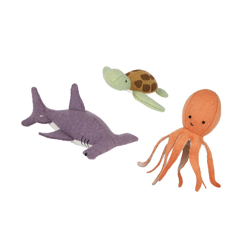 Holdie Marine Animals – Set of 3 by Olli Ella