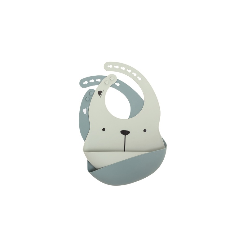 Lili Bib Set – Iceberg/Ocean by Cotton Cloud