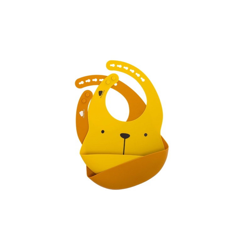 Lili Bib Set – Mustard/Cinnamon by Cotton Cloud