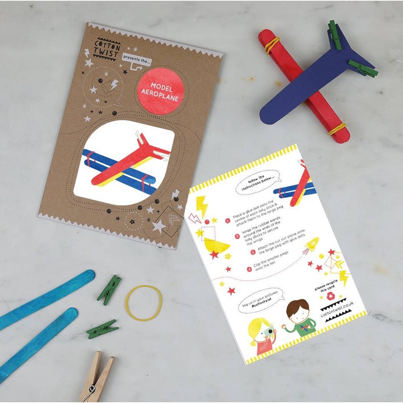 Make Your Own Model Aeroplane Kit by Cotton Twist