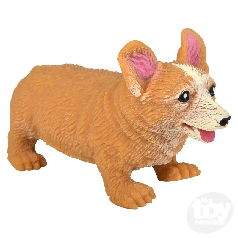 Stretchy Squish Corgi – 4 Inch by the Toy Network