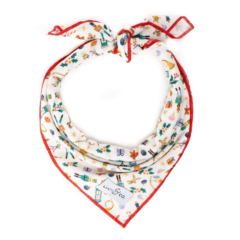 The Sugarplum Bandana – Large by Lucy & Co
