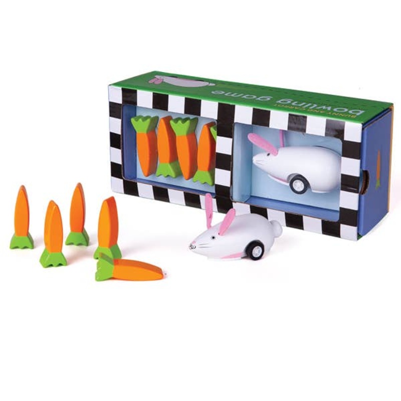 Bunny & Carrot Bowling Game by Jack Rabbit Creations
