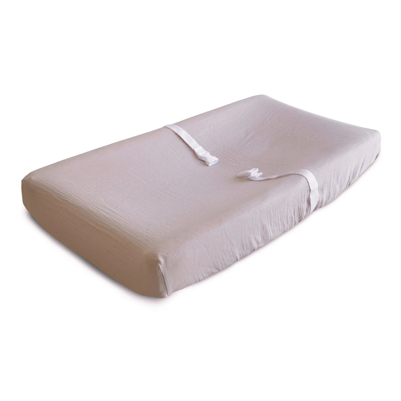 Extra Soft Changing Pad Cover – Blush by Mushie & Co