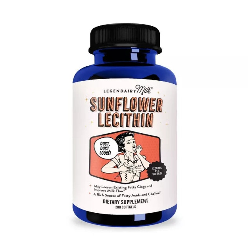 Organic Sunflower Lecithin Lactation Blend – 200 Capsules
