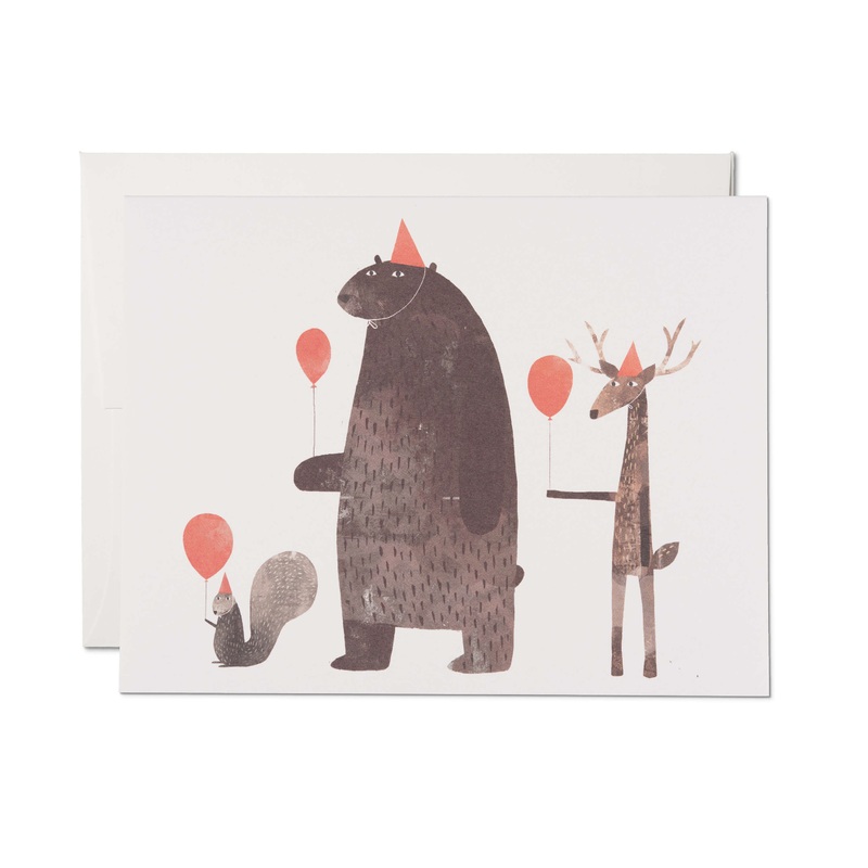 Party Animals Card by Red Cap Cards