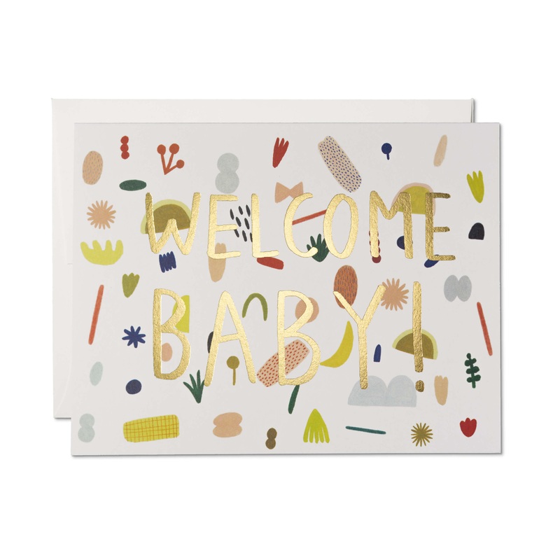 Playful Baby Card by Red Cap Cards