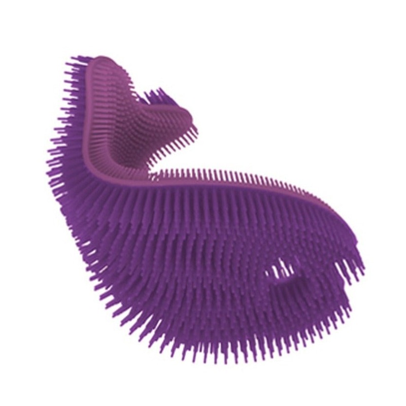 Silicone Bath Scrub – Purple Fish by InnoBaby