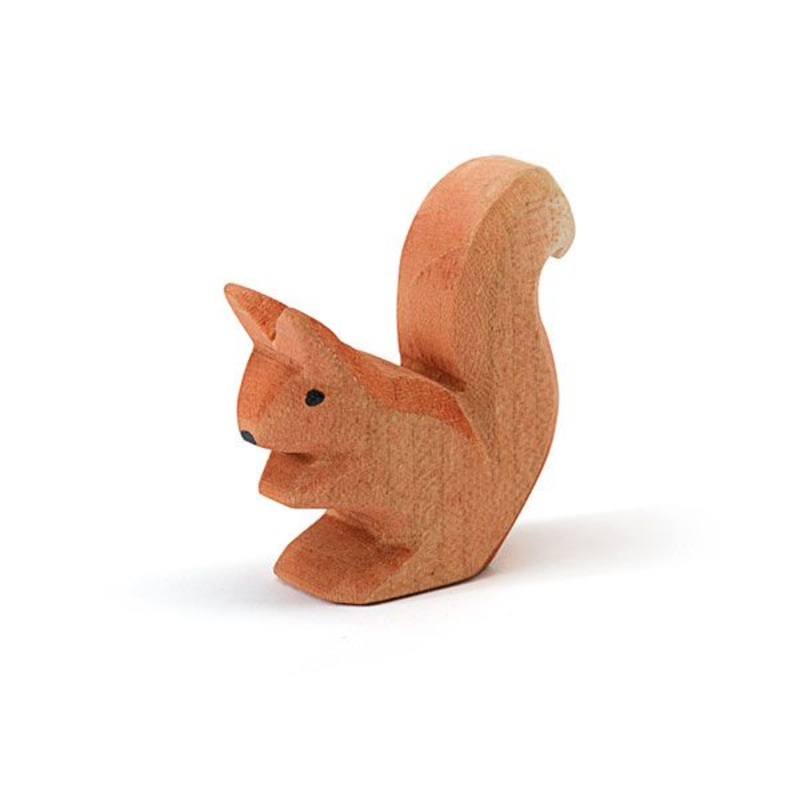 Squirrel Sitting by Ostheimer Wooden Toys