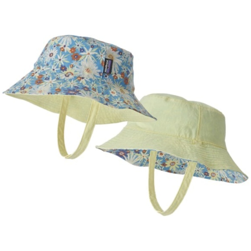 Baby Sun Bucket Hat – Primavera Lago Blue by Patagonia