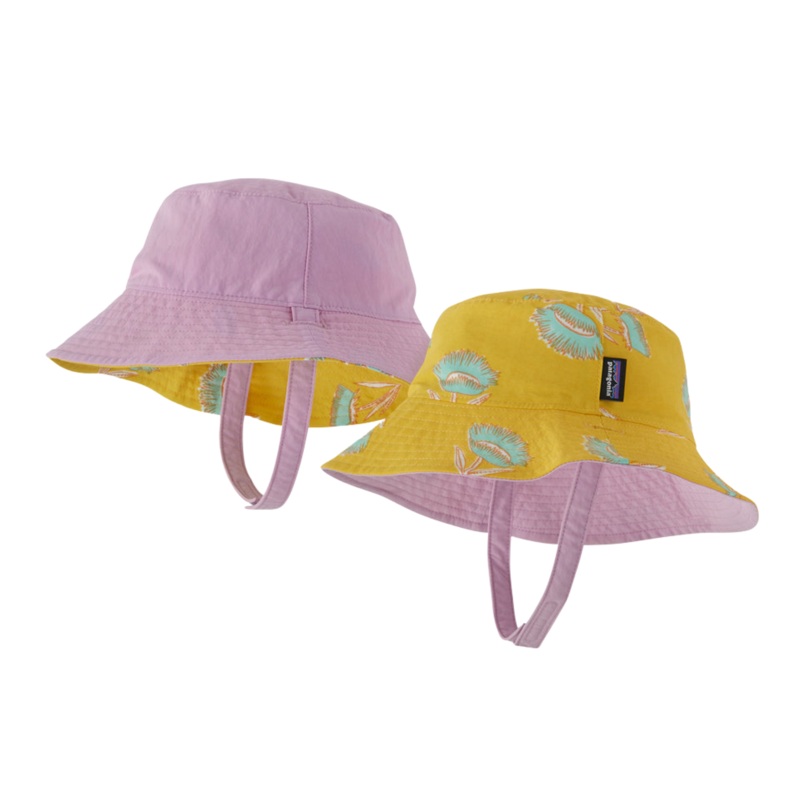Baby Sun Bucket Hat – Summer Plant: Shine Yellow by Patagonia