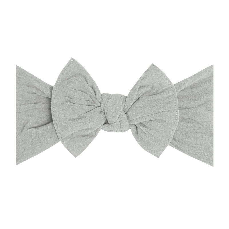Knot Headband – Grey by Baby Bling