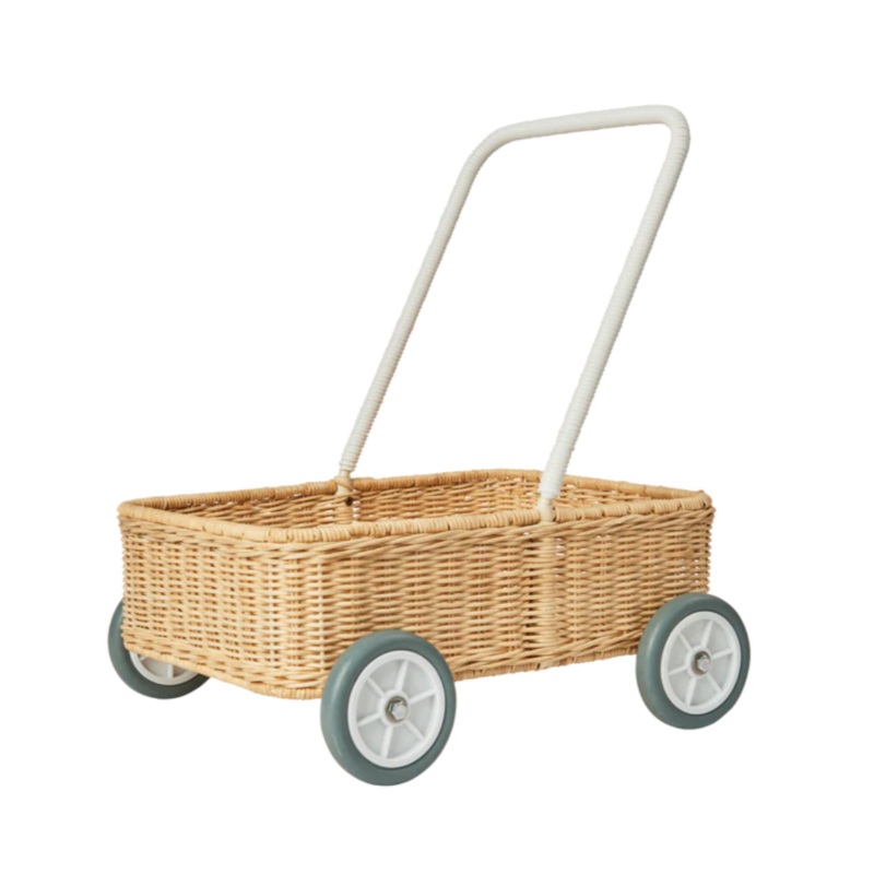 Rattan Wamble Walker – Straw by Olli Ella