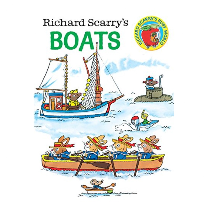 Richard Scarry’s Boats – Board Book
