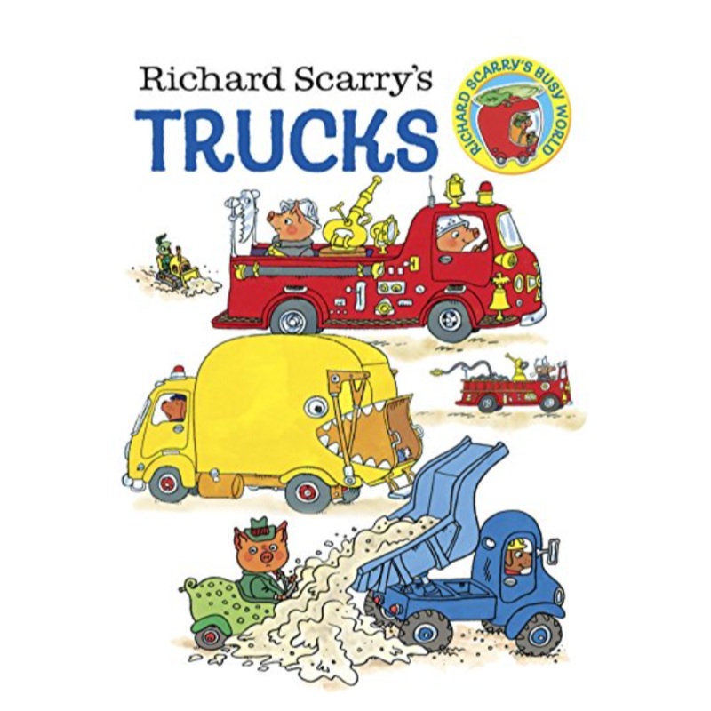 Richard Scarry’s Trucks – Board Book