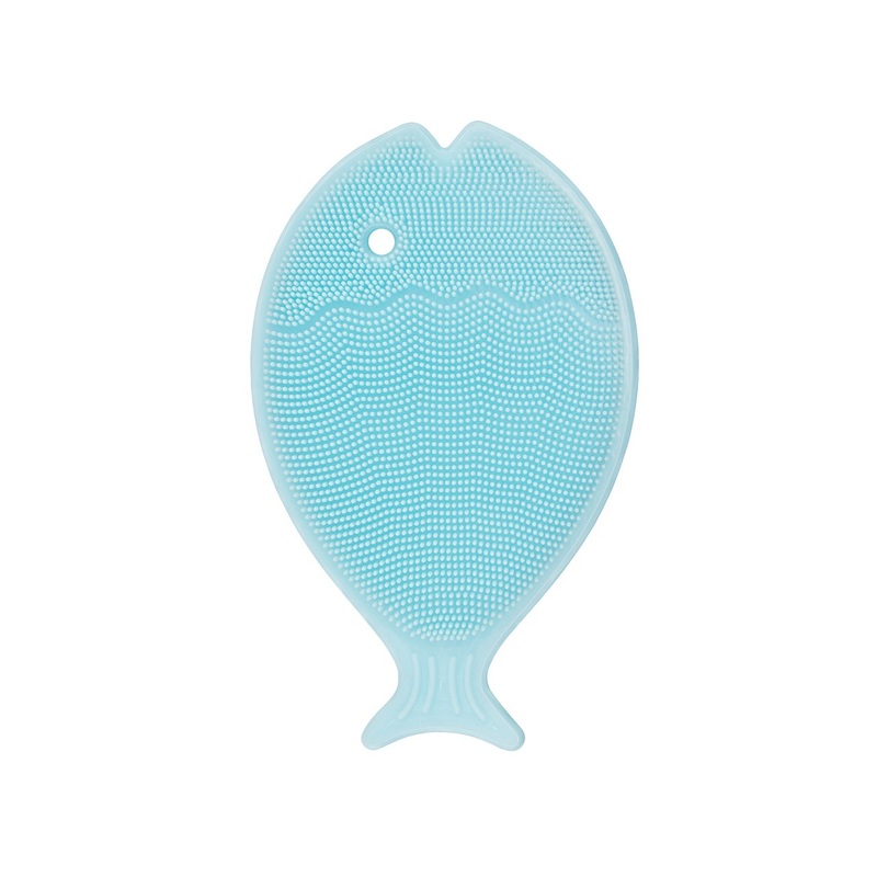 Silicone Mini Bath Scrub – Aqua Fish by InnoBaby