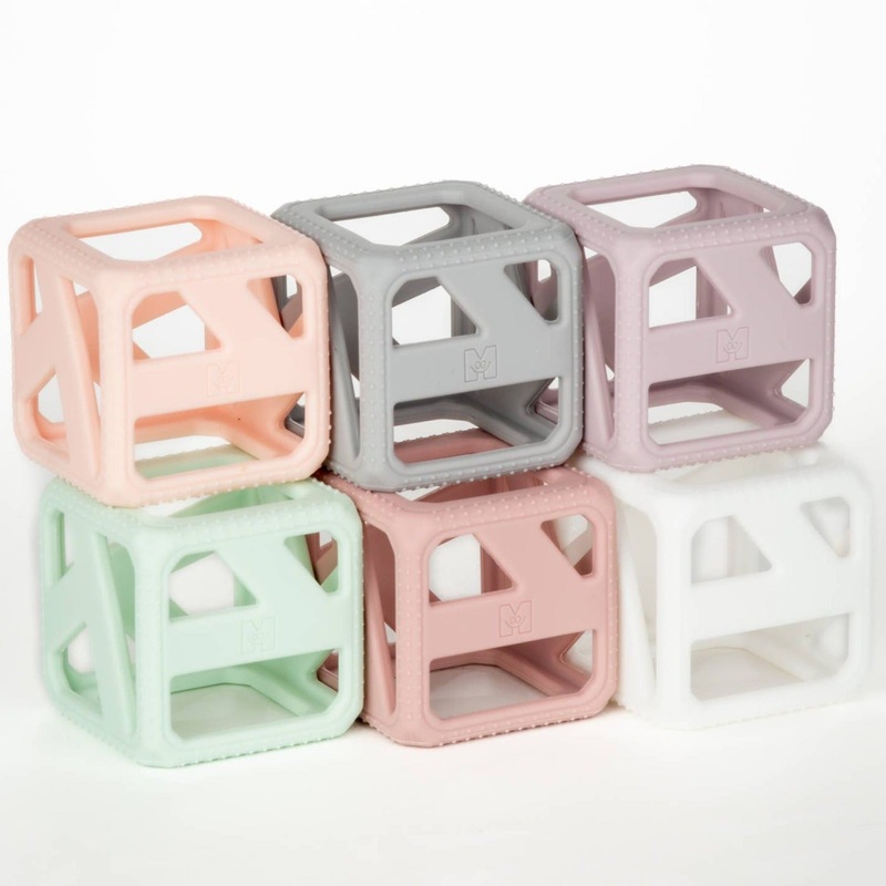 Stack N Chew Cubes – Pastel by Malarkey Kids
