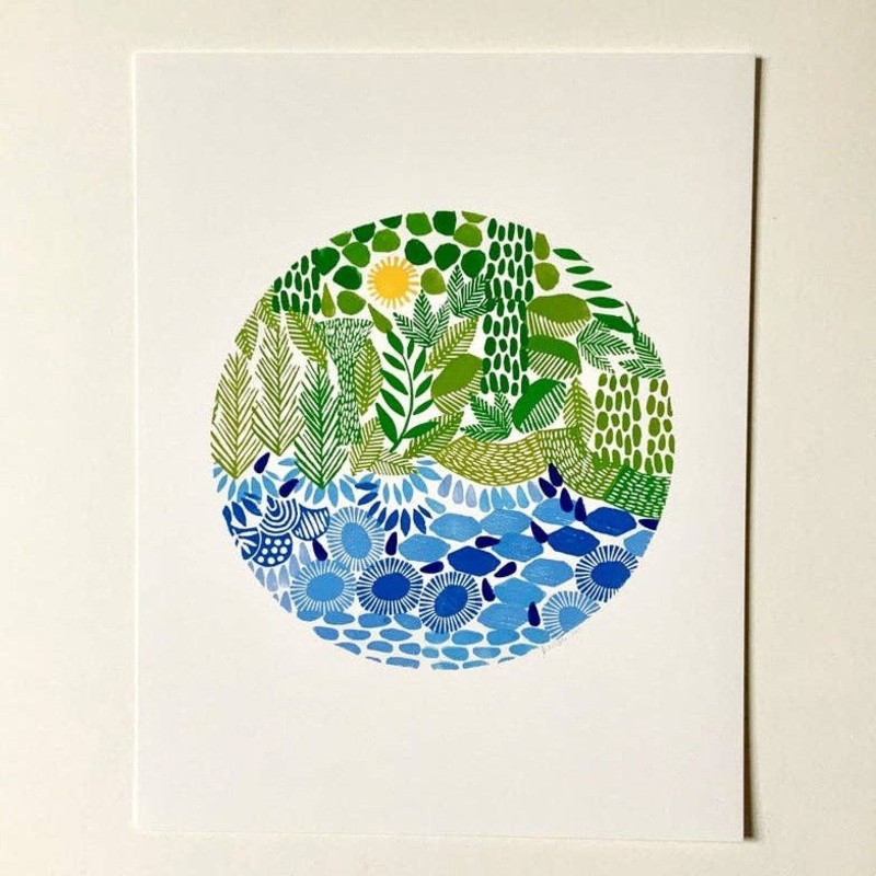 Earth Day Print – 11×14 by Jeanne McGee