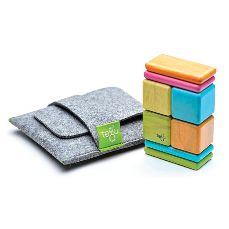 Magnetic Block Set 8 Pc Original Pocket Pouch – Tints by Tegu