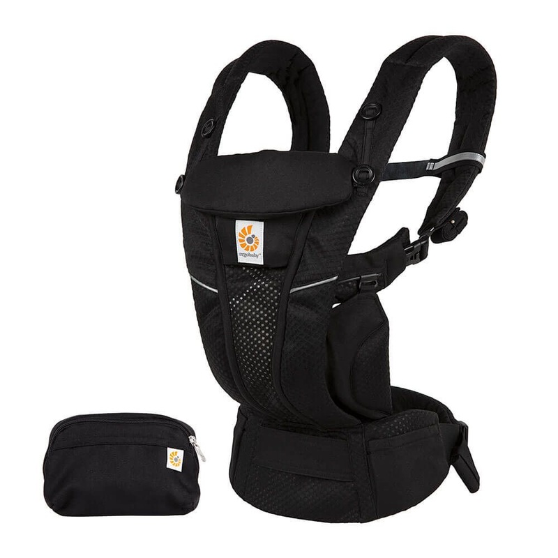 Omni Breeze Soft Flex Mesh Baby Carrier – Onyx Black by Ergobaby