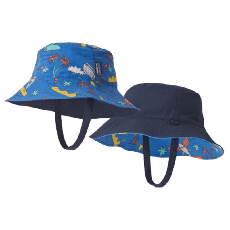 Baby Sun Bucket Hat – Happy Jam Bayou Blue by Patagonia
