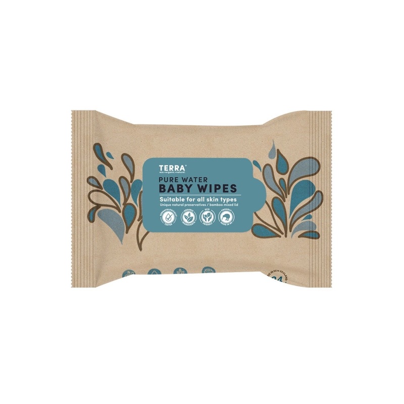 Baby Wipes – NZ Water 24 Pack by Terra