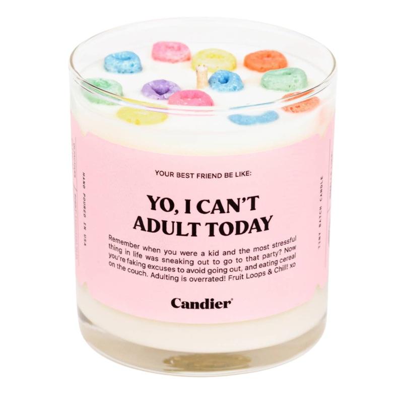 Can’t Adult Cereal Candle by Candier